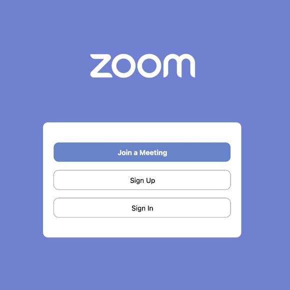 navy blue “ZOOM University” crewneck sweatshirt | reseller family merch 💙 - Picture 2 of 4